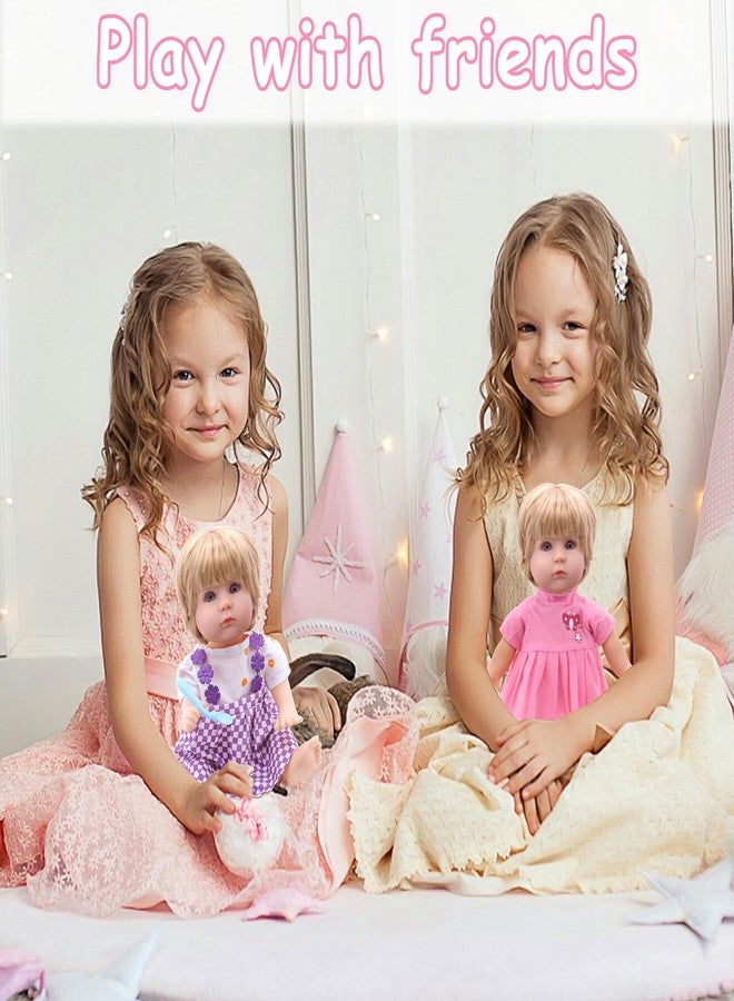 MLcnleS 12 Inch Baby Doll Clothing - Girls Baby Dolls Clothing Include 2 underw, 1 Plate, 1 Fork, 1 Spoon, 2 Bowls, and 1 Pacifier Accessories, Gifts for 3 + Year Old Girl - Image 5
